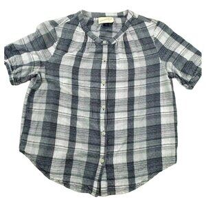 Womens Button-Down Blouse in Shades of Grey size XS    JH1080